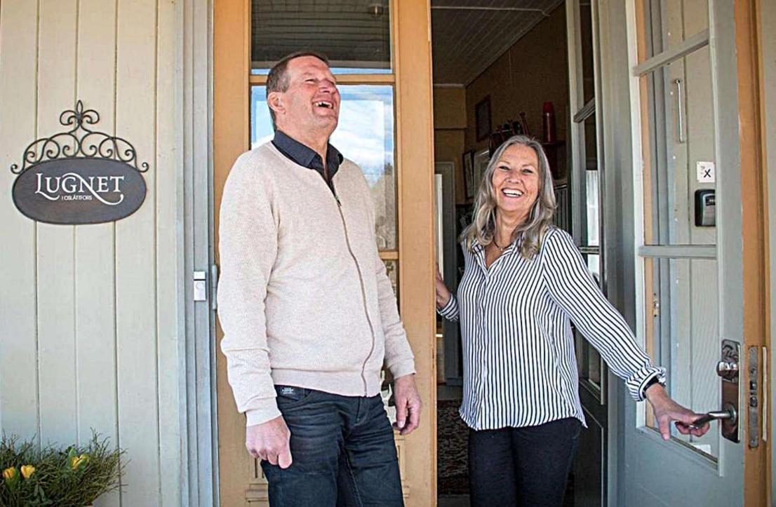 Lugnet i Oslättfors Bed & Breakfast Gävle Eksteriør bilde